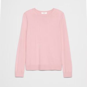 Banana Republic Factory crew neck forever sweater- Light Pink